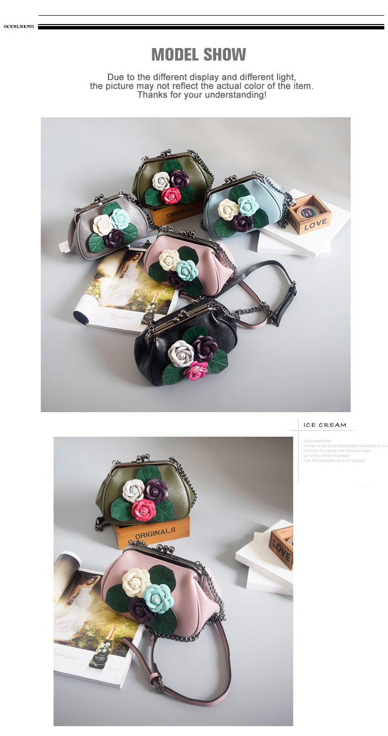 Wholesale Drop shipping OEM 3D Rose Flowers fashion bags for women