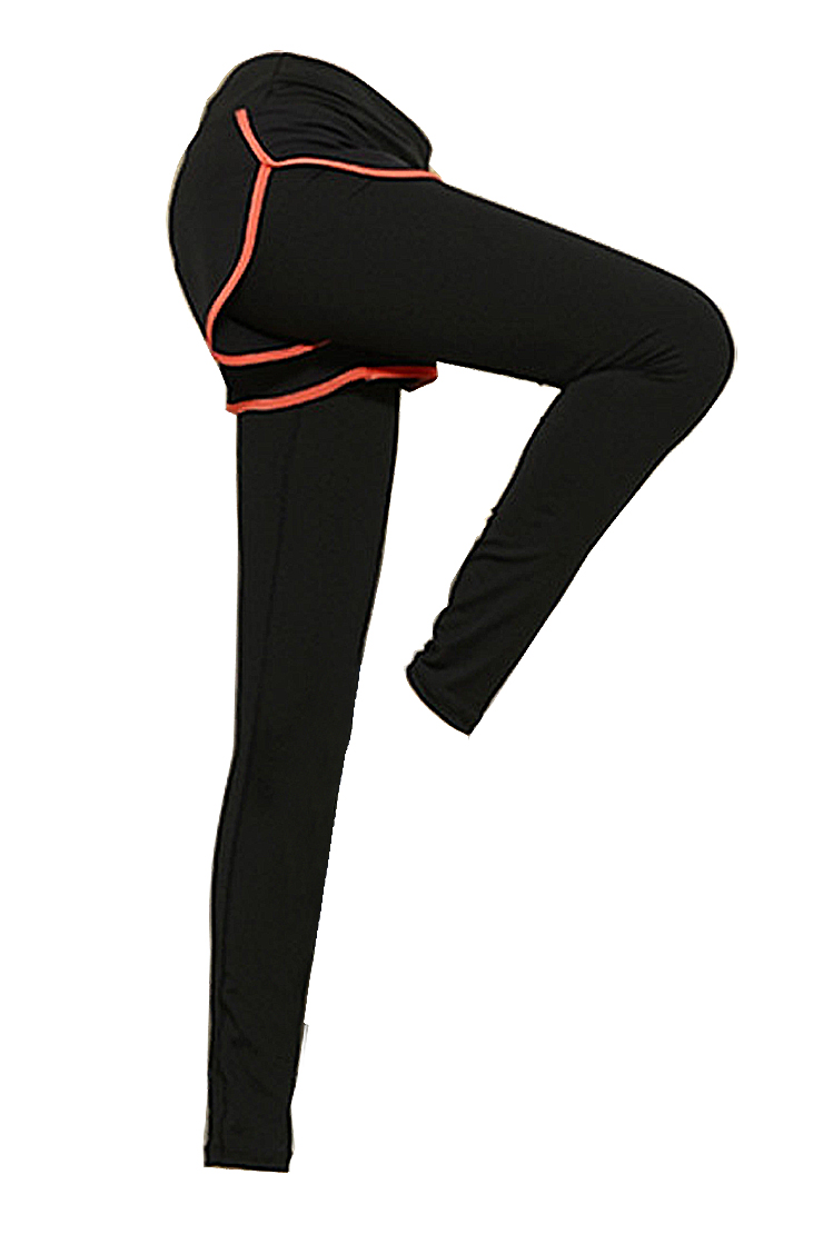 OEM wholesale buy False two pieces women's activewear trouser leggings exercise outfits