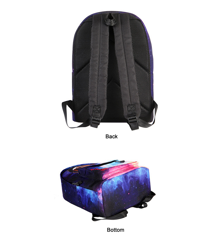 Hot sale cheap 3D printed animal backpacks book bags