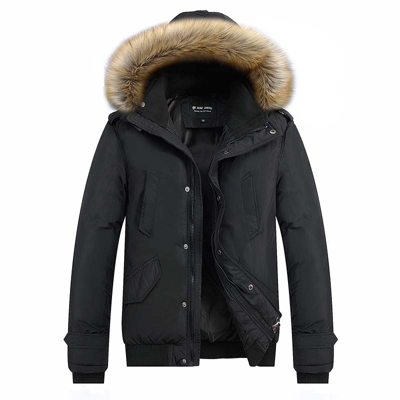 OEM Wholesale black winter hoodie jacket