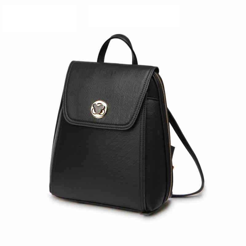 weekend black leather bag womens