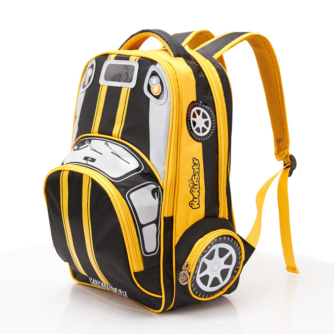 Hot sale cheap cute car design small children's school backpacks