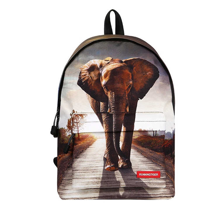 Hot sale 3D printed custom stylish back bags cute cheap backpacks