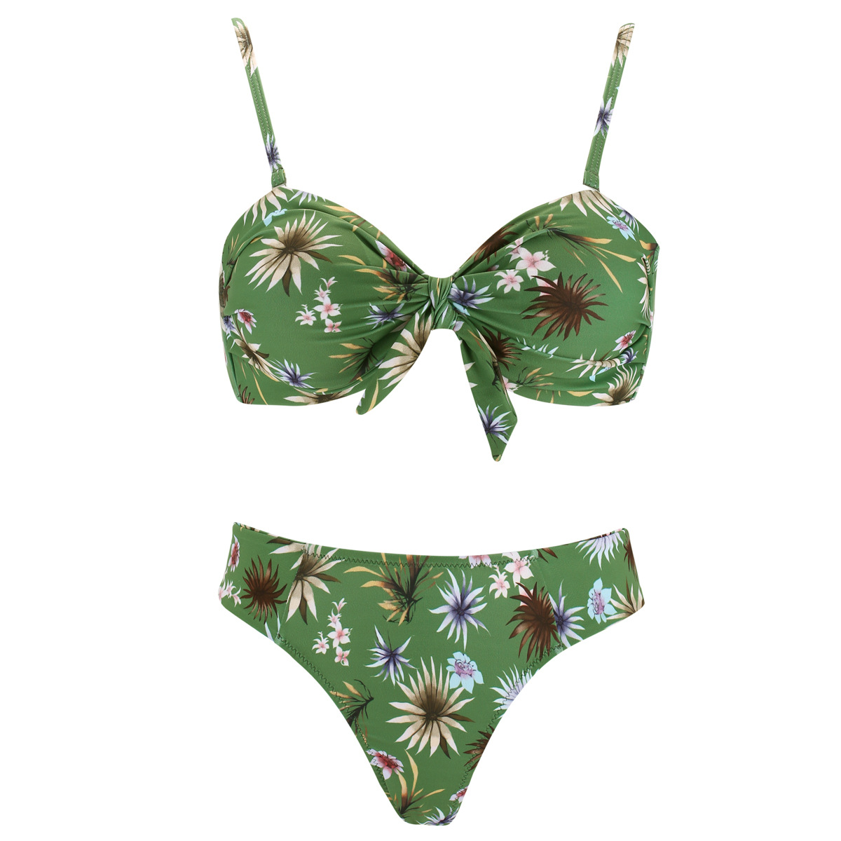 green womens bikini sets