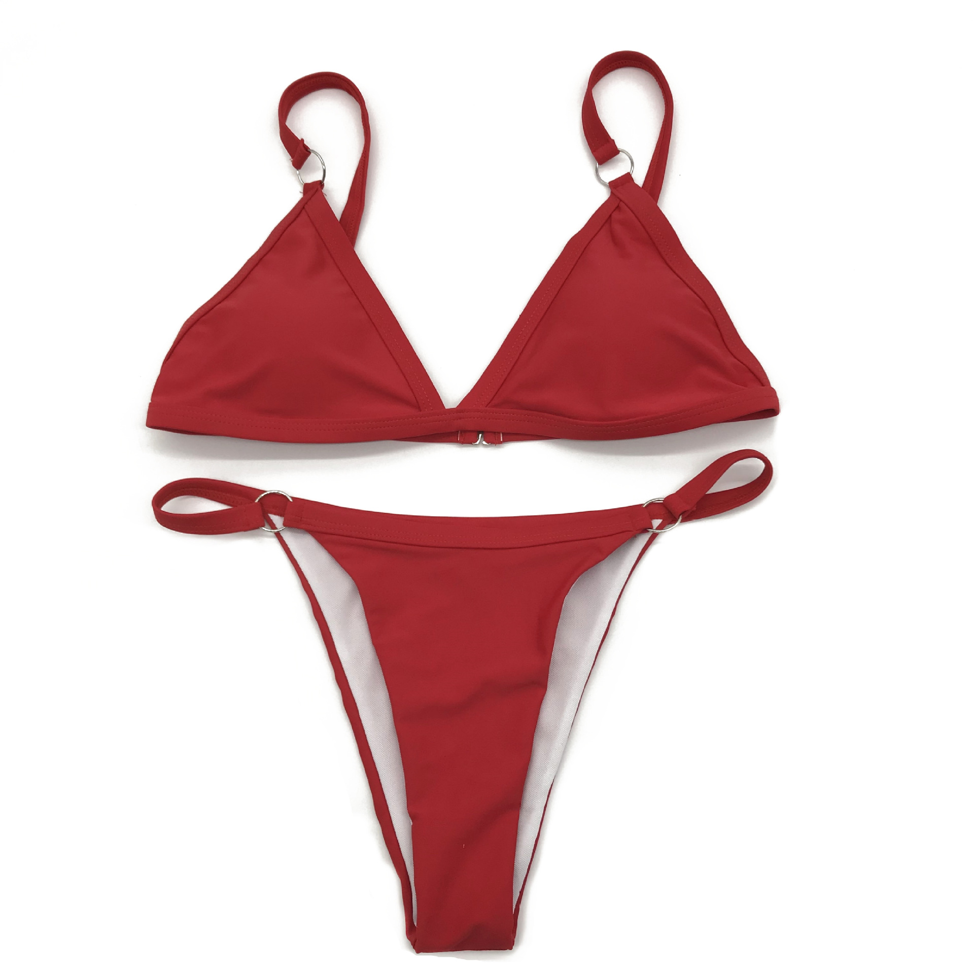 Red triangle bikini fashion stores wholesale drop shipping 